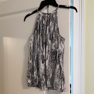 Nine West Monochrome Sleeveless Blouse